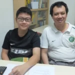 Singapore Physics Tutor Gideon Goh and Matthias